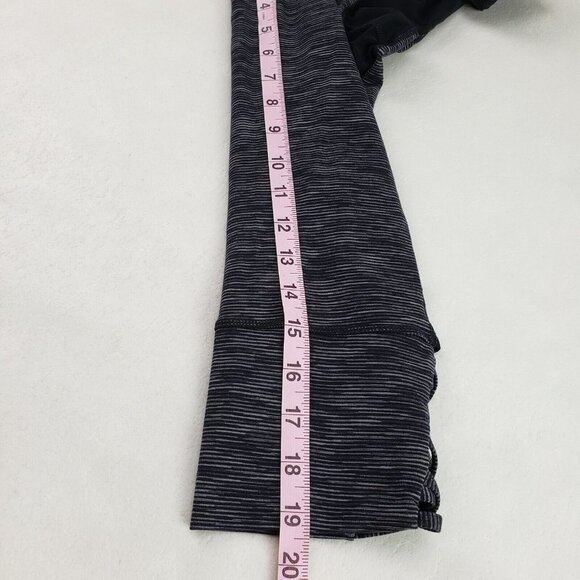 Athleta Mind Over Matter Crop Leggings Womens Small Space Dye Crisscross Capri - Picture 12 of 14